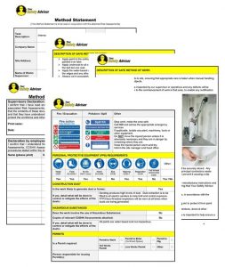 Risk Assessment and Method Statement (RAMS) Template